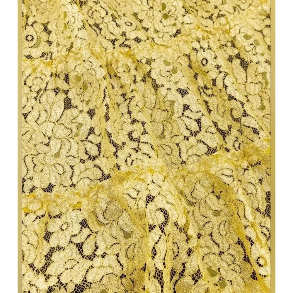 Hill House Home Collector's Edition Ellie Nap Dress Small Gold Metallic Lace NWT - Picture 5 of 15